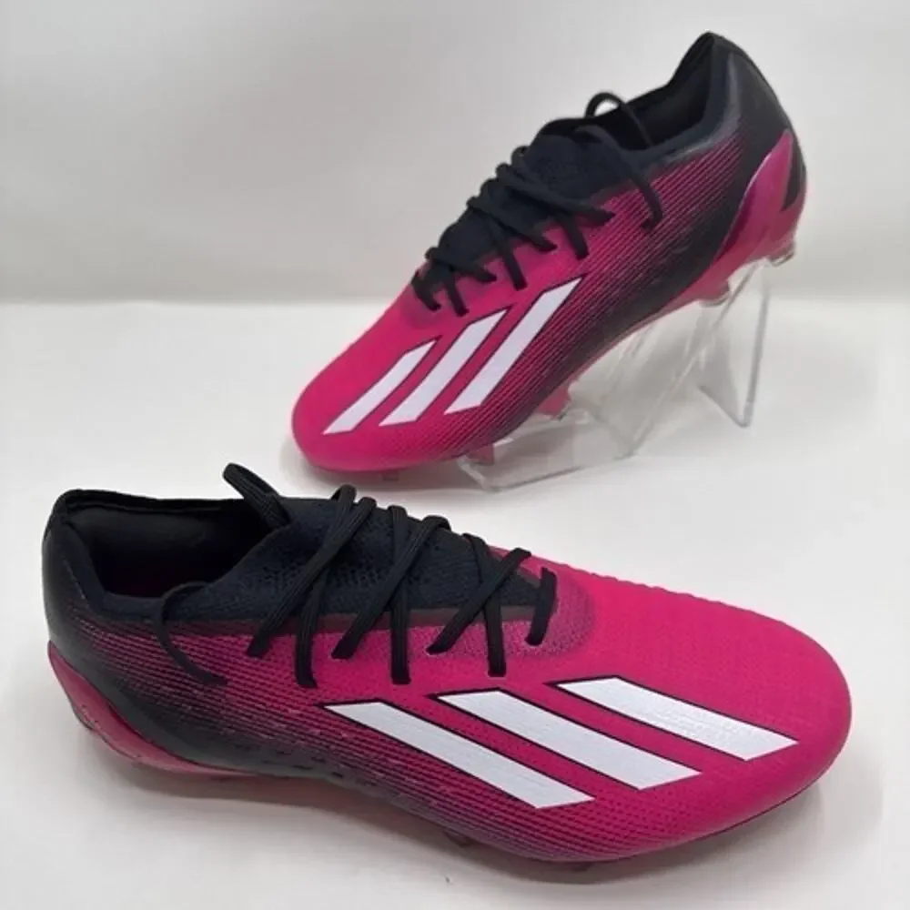 Adidas X Speedportal.1 FG Pink Black Soccer Cleats GZ5108 Size: M6.5/W7.5